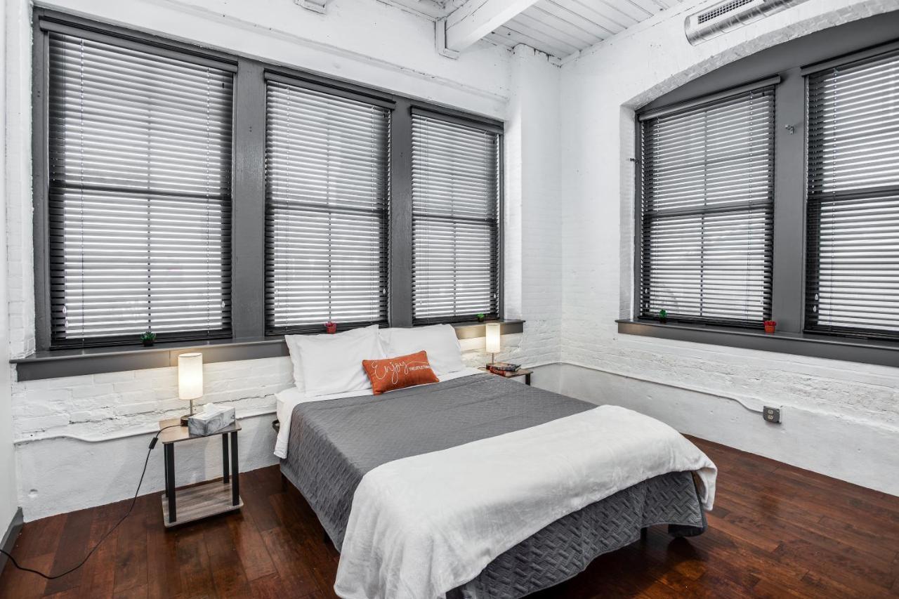Ferienwohnung Ny Style Centric Loft With King Bed By Park Ave Rochester Exterior foto